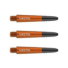 WINMAU Vecta Orange Short Shafts (Shafts) - 1 Set Per Pack (Total 3 Stems)