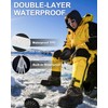 RIGWARL Waterproof Mens Women Gloves for Cold Weather, -5℉ Warm