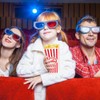 Novelty Place Plastic Red White Striped Classic Popcorn Containers for