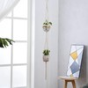 WeedGuard Outdoor Plant Hanger Macrame – Handcrafted Knotted Lifting Rope