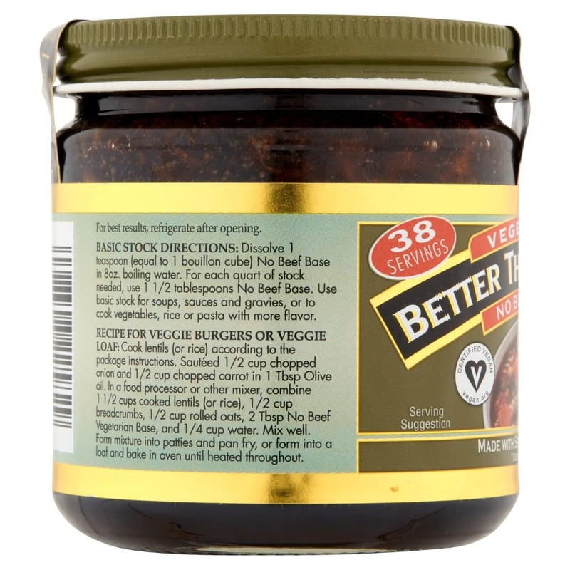 Better Than Bouillon Vegetarian No Beef Base, Made with Seasoned