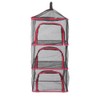 Outdoor Hanging Drying Rack Folding 4 Layers Storage Basket for