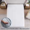 Fitted Sheet Double, White - Pre-Washed, Deep Pocket 14 inch