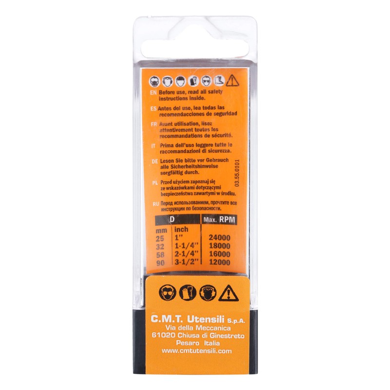 CMT Orange Tools 914,690.11-fresa Radio Convex HM S D R