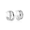 Hoop Earrings, Metal, Women's, Popular, 14k Gold, Resin Non-Pierced Earrings,