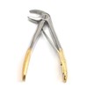 OdontoMed2011® Dental Tooth Extracting Extraction Forceps Pedo D Gold Plated