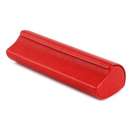 Tacy Case, Glasses Case, Stylish, Hard Case, Hook Type, Aluminum, Polyurethane, Red HY-8112-3