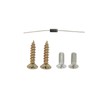 Electric Strike Lock Withstand 250Kg Thrust Zinc Alloy Body for