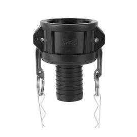 FOGWOWO Polypropylene Cam and Groove Hose Fitting,Standard Type C Camlock Fittings,Female Camlock Coupler with Male NPT 1.5" Threads