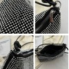 DOB SECHS Chic Shiny Rhinestone Evening Purse Handbag for Women