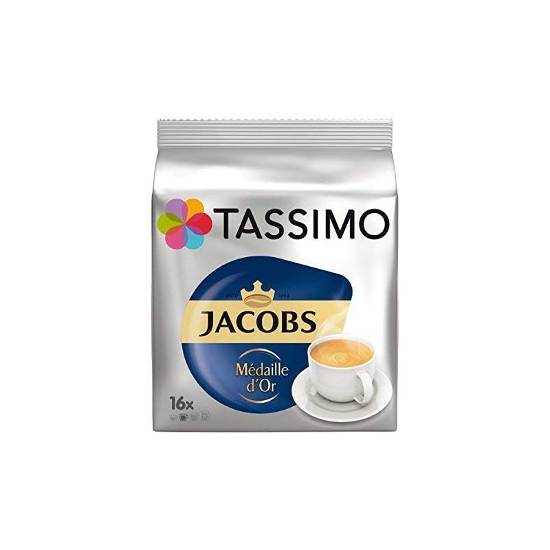 Tassimo Jacobs Krönung Médaille d´Or, Rainforest Alliance Certified, 16 T-Discs