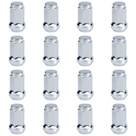 (16 Pack) Tusk Tapered Lug Nut 3/8" with 14mm Head Chrome for Polaris Ranger Crew SP 570 Premium 2022-2024