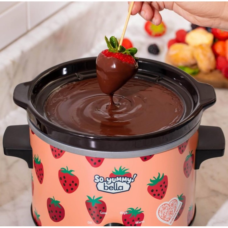So Yummy by bella 2.0qt Twin Set Slow Cooker Red