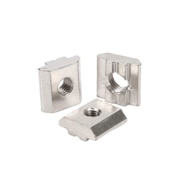 40Pcs M8 1.5" x 1.5" 1515 Series Aluminum Extrusion Profiles Fastener M8 T-Solt Nuts 1.5" x 1.5" T Slide Nuts for 1.5 Inches x 1.5 Inches Extrusion Profiles Rail