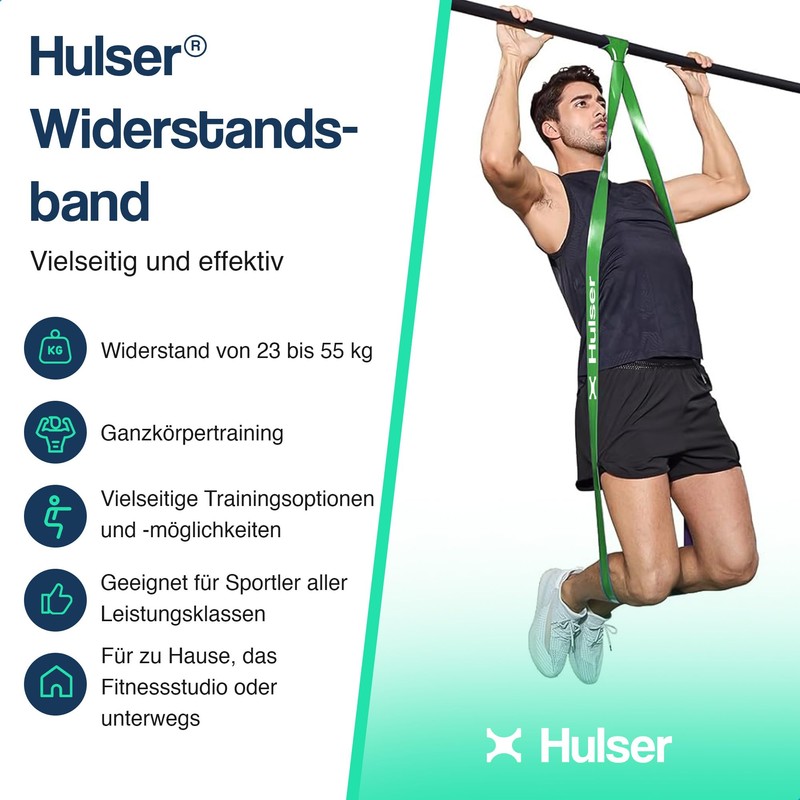Hulser Resistance Band - 23 to 55 kg - 104/208