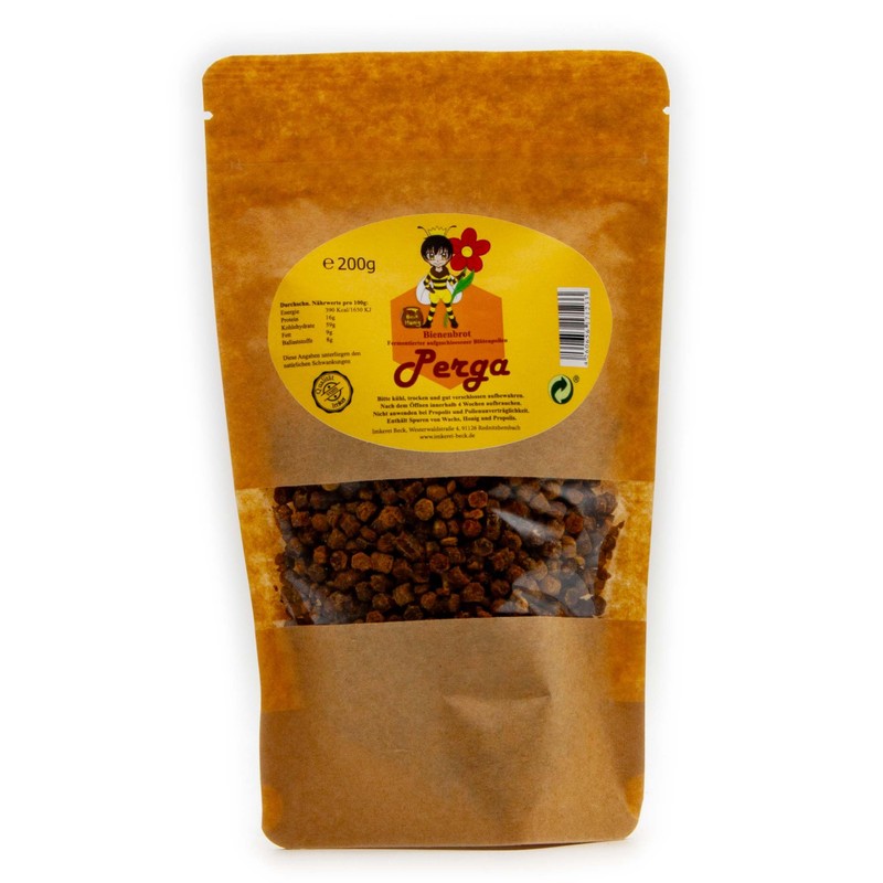 Imkerei Beck® - Bee Bread/Perga Fermented Open-minced Flower Pollen from