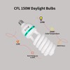 Gimaibugraff 2 Pcs 150W CFL Light Blubs 5500K Daylight Softbox