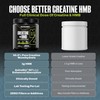 NutraBio Creatine + HMB- Creatine Monohydrate with HMB Powder for