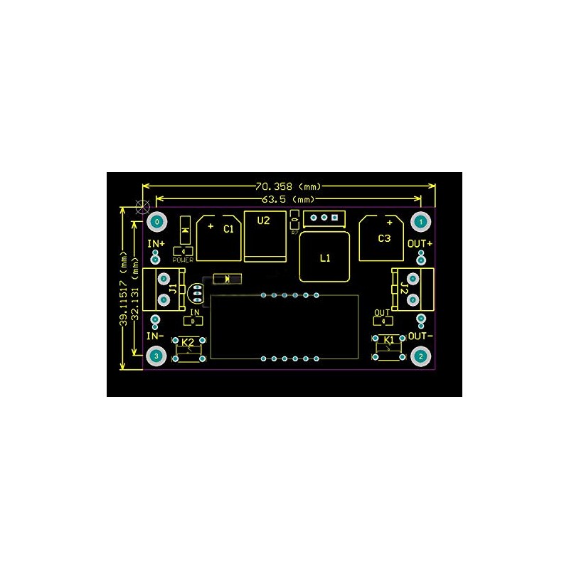 HiLetgo 2pcs LM2596 Adjustable DC-DC Step Down Buck Power Convert
