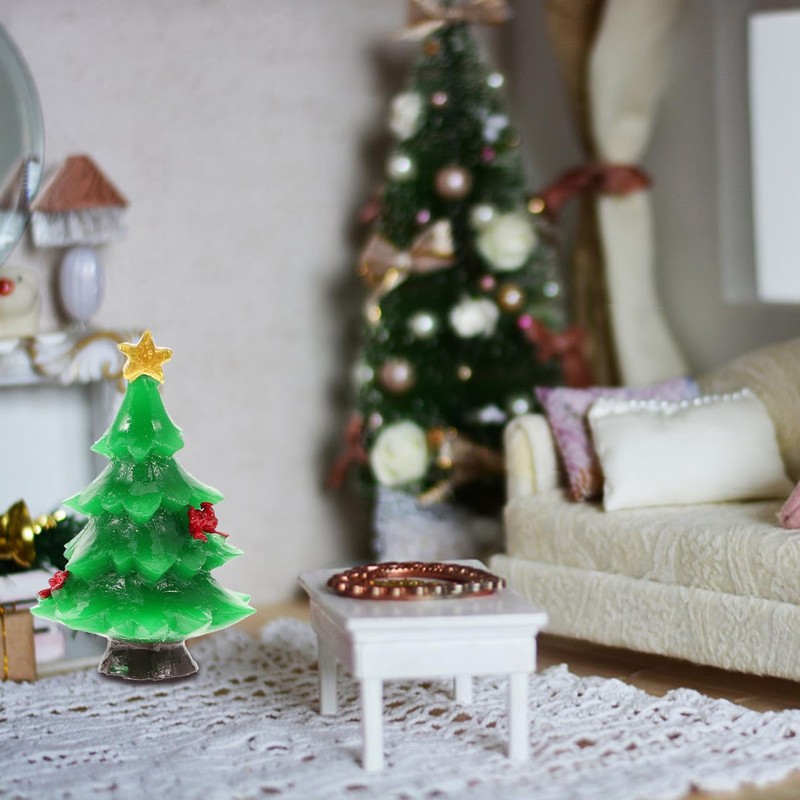 OKUMEYR 30pcs Craft Christmas Tree Mini Christmas Tree Christmas Accessories