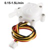 uxcell 1/4" Hall Effect Water Flow Sensor Switch Flowmeter Counter