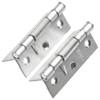 2Pcs Self Closing Spring Hinges Stainless Steel Spring Door Internal