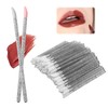 200PCS Mini Brush,Disposable Lip Applicators with Lipstick & Gloss Using,Lipstick
