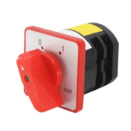 1Pcs Universal Changeover Selector Switch, Power Transfer Switch, 2 Positions 8 Terminals, HZ5D-20/4 L03 380V 20A Motor, Water Pump Generators, Rotary Cam Selector 4KW