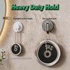 20Lbs Heavy Duty Vacuum Suction Hooks,No Drill for Bathroom,2 Pack