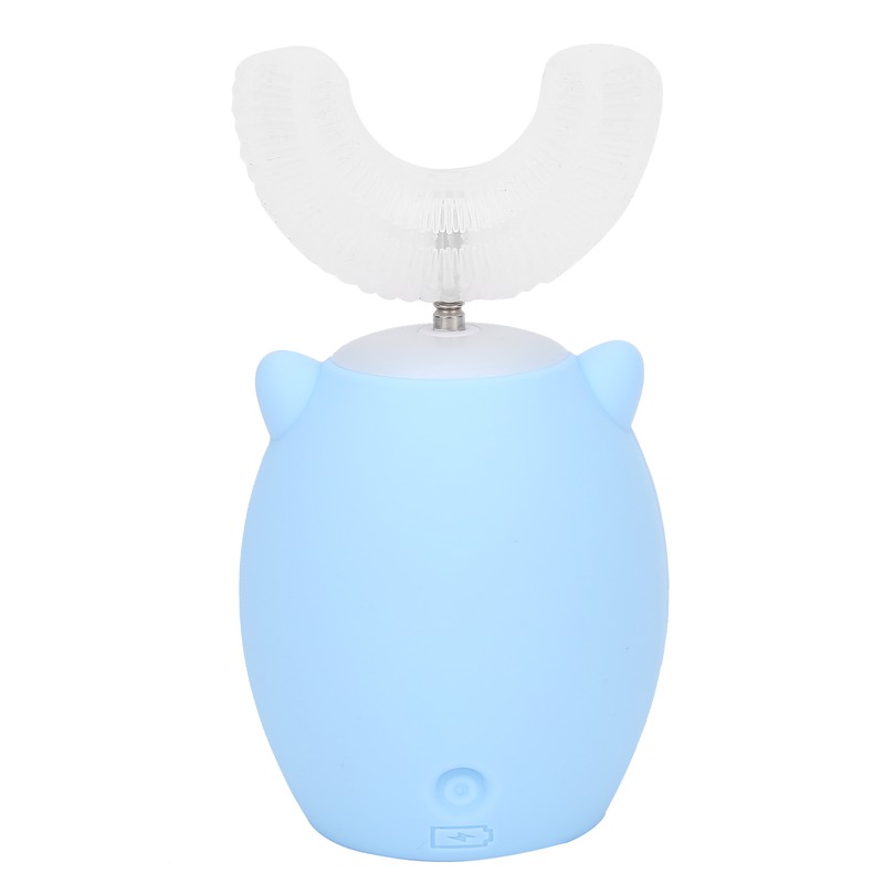 U Shaped Automatic Toothbrush Cartoon Ultrasonic Toothbrush Oral Cleaning Brush