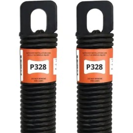 G.A.S Hardware (P328) 28 in. Plug-End Extension Spring (0.244 in. No. 3 Wire) | Springs for Garage Door Repair Plug-End Extension Springs Replacement Garage Hardware | (1 Pair)