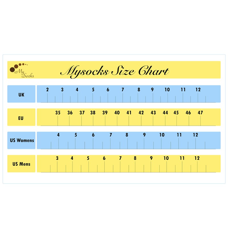 Mysocks Knee High Socks Men Womens Girls Cotton Seamless Toe