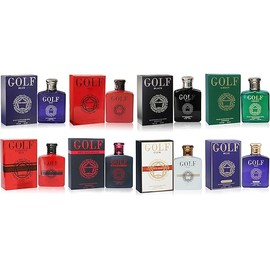META-BOSEM Golf Red+Black+Blue+White 8-Pc Set Men's Cologne Collection, Eau de Toilette Natural Spray - Masculine Scent - Holiday Gift (Pack of 8) Each 3.4 Fl Oz, Total 27.20 Fl Oz