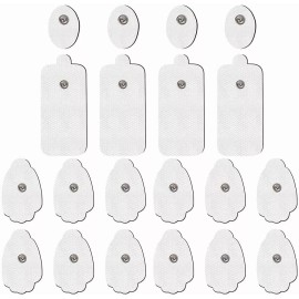 Lostrain Almohadillas De Electrodos Para Electroestimulador 20 Piezas