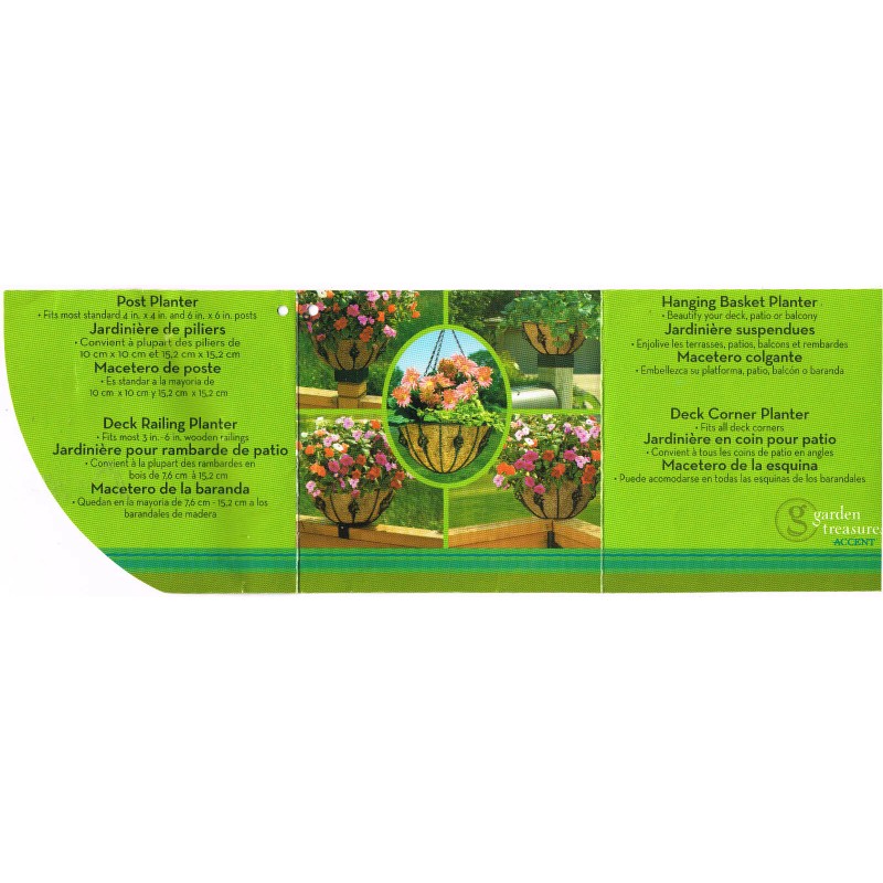 GARDEN TREASURES ACCENT MUILTI PURPOSE PLANTER 4x4 6x6 Post Mailbox