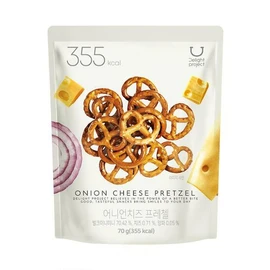 Delight Project Onion Cheese Pretzel 70g - Onion Cheese Pretzel