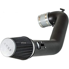 Ares Motorsports 3.5" Black Cold Air Intake Induction Kit+Filter Compatible With 15-17 Mustang GT 5.0L V8