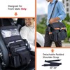 SPORJET Car Seat Organizer with Lid and Laptop Compartment (Fits