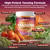 duwhot 9-in-1 Tanning Gummies Sugar Free, Tanning Supplement Gummy for