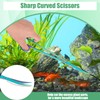 Liveek Aquarium Aquascape Tools Kit, 4 in 1 Anti-Rust Aquatic