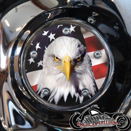 AMERICAN FREEDOM HARLEY DAVIDSON TIMING COVER BIG TWIN CAM, MILWAUKEE 8, SPORTSTER EAGLE