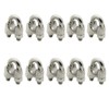 Copeflap Wire Clips, 10 Pcs Cable Fasteners, Stainless Steel Rope