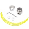 TopHomer 4 X Universal Aluminium Strimmer Head, Grass Trimmer Head