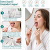 Raspador de Lengua de Acero Inoxidable (Paquete de 2)