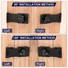 PATIKIL 3.5 Inch Cabinet Password Hasp Lock, 3-Digit Barn Door