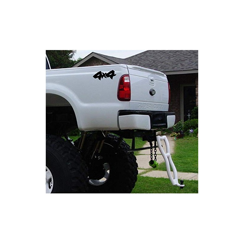 4X4 Truck Replacement Logos/Pair/Matte Black Vinyl Vehicle Chevy Graphic Decal