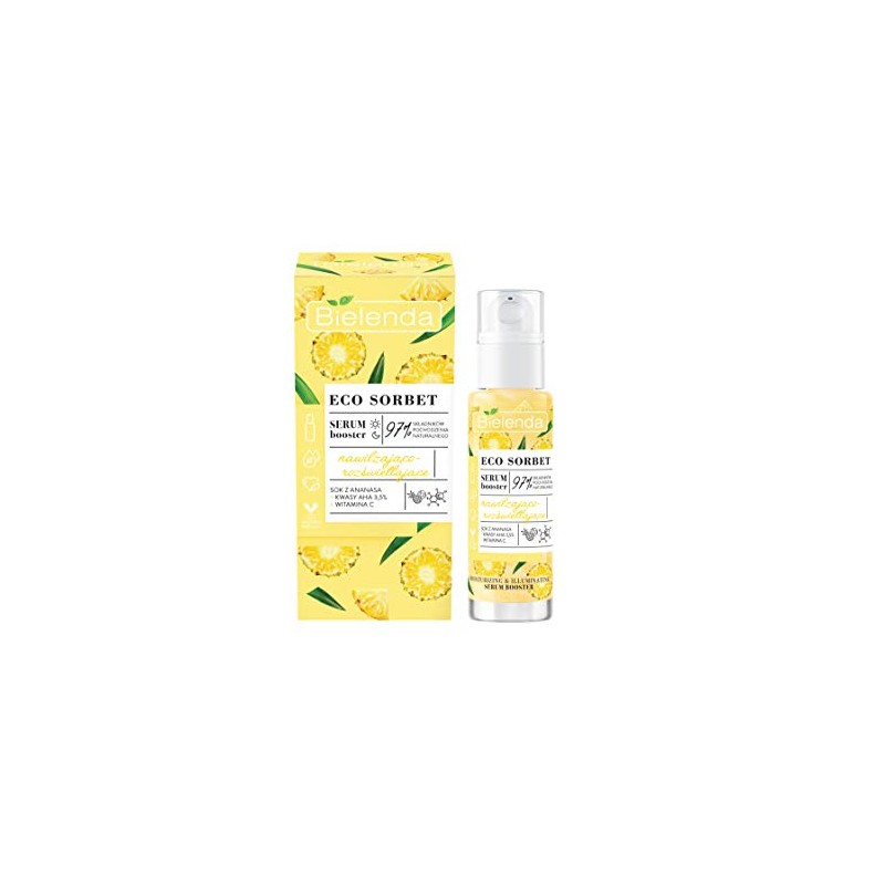 Bielenda - ECO SORBET - Moisturizing and brightening face booster