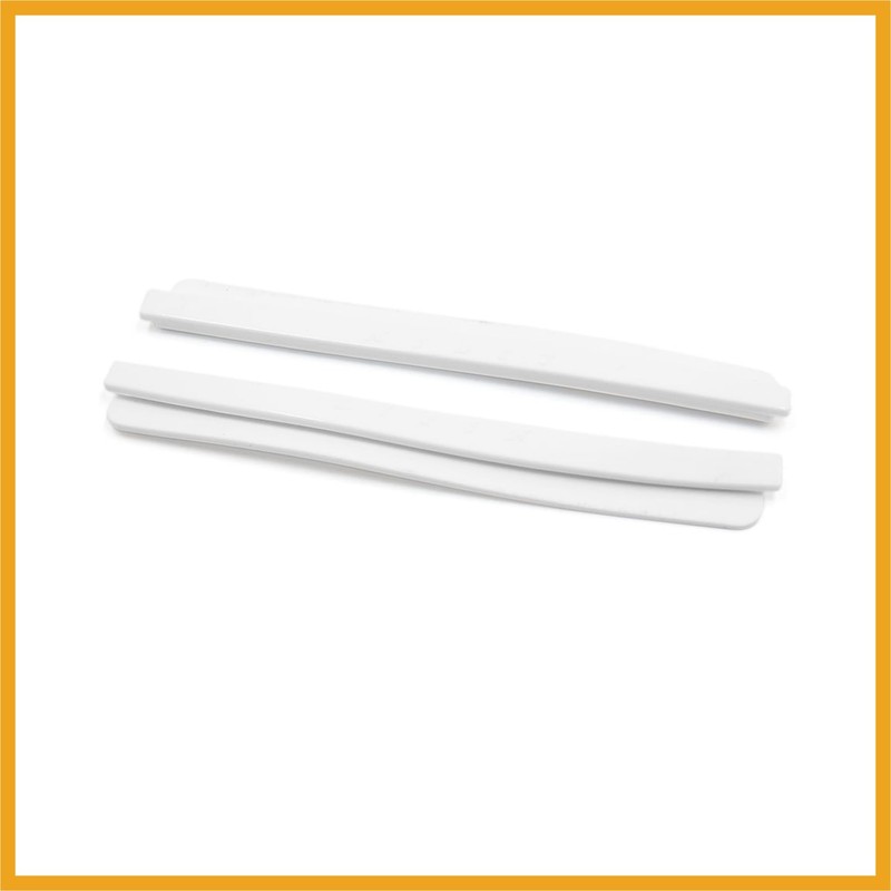 Partuto 8pcs White Plastic Car Body Door Side Edge Anti-collision