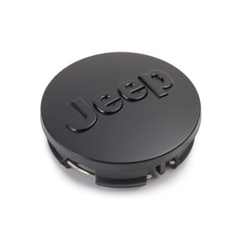 Mopar 2013-2021 Jeep Black Center Cap for Satin / Matte Finish Wheels New OEM