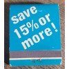 VNTG&RARE Matchbook Smart Owl Commissary red, white & light blue